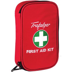 Trafalgar Low Risk First Aid Kit Soft Case Red