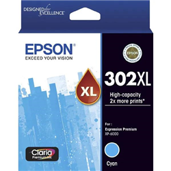 Epson 302XL Cyan Ink Cartridge