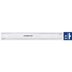 Staedtler 300mm Clear Plastic Ruler