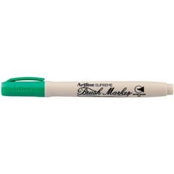 Artline Supreme Green Brush Marker