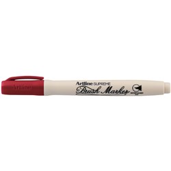 Artline Supreme Dark Red Brush Marker