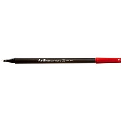 Artline Supreme Fineliner Pen 0.4mm Red