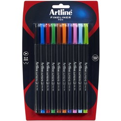 Artline Supreme Fineliner Pen 0.4mm Assorted