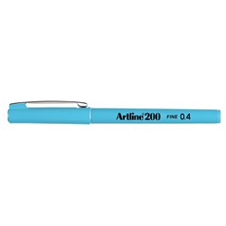 Artline 200 Light Blue 0.4mm Permanent Fineliner