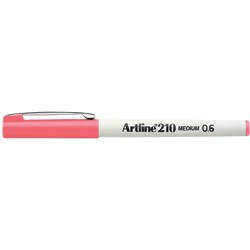 Artline 210 Pink 0.6mm Permanent Fineliner