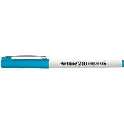 Artline 210 Sky Blue 0.6mm Permanent Fineliner