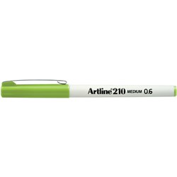 Artline 210 Lime Green 0.6mm Permanent Fineliner