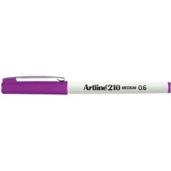 Artline 210 Magenta 0.6mm Permanent Fineliner