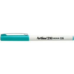 Artline 210 Turquoise 0.6mm Permanent Fineliner