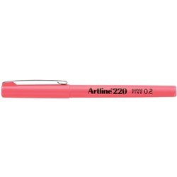 Artline 220 Pink 0.2mm Permanent Fineliner