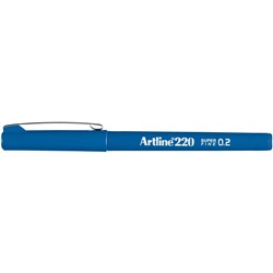 Artline 220 Royal Blue 0.2mm Permanent Fineliner