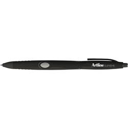 Artline Supreme Ballpoint Pen Retractable Medium 1mm Black