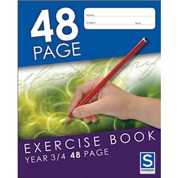 225x175mm 48 Page  Year 3/4 Ruled Exercise Book