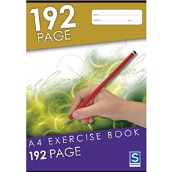 A4 192 Page 8mm Ruled Exercise Book