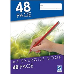 A4 48 Page 8mm Ruled Exercise Book