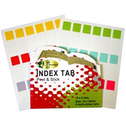 Gold Sovereign 10x30mm Index Tabs Coloured