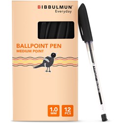 Bibbulmun Medium Black Ballpoint Pen