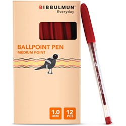 Bibbulmun Medium Red Ballpoint Pen