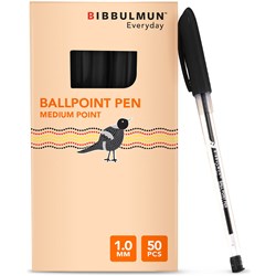 Bibbulmun Medium Black Ballpoint Pen