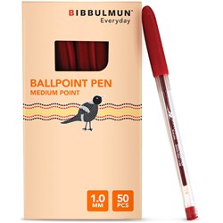 Bibbulmun Medium Red Ballpoint Pen