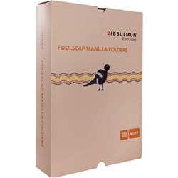 Bibbulmun Manilla Folders Foolscap Buff