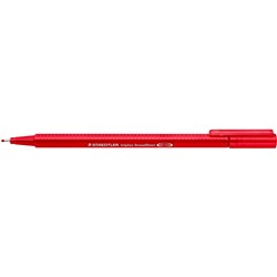 Staedtler 338 Triplus Broadliners Broad 0.8mm Red