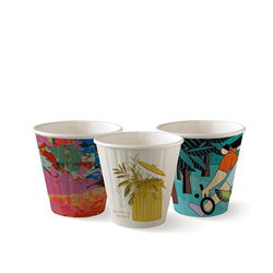 BioPak Art Series 295ml/8oz Double Wall Cup