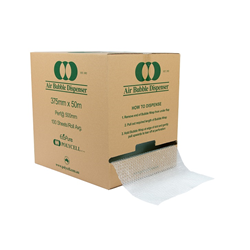 P10 Eco Bubble Wrap 375mm x 50m Perforated 500mm Dispenser Box