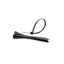 102mm x 2.4mm Cable Tie Solid Heat Stabilised Black