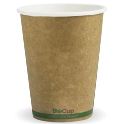 12oz SingleWall BioCup Kraft GS 1000/ctn