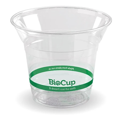 BioPak R-300Y 300ml Clear Cold Cup