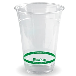 BioPak R-500Y 500ml Clear Cold BioCup