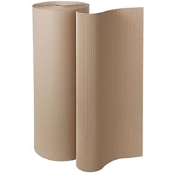 Corrugated Board Rolls Natural 1.5 x 5.5m