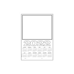 Blank A3 2025 Cardboard Calendar