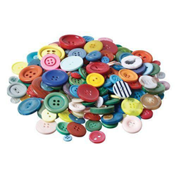 Zart Buttons Bright Assorted