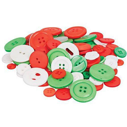 Zart Buttons Christmas Colours 