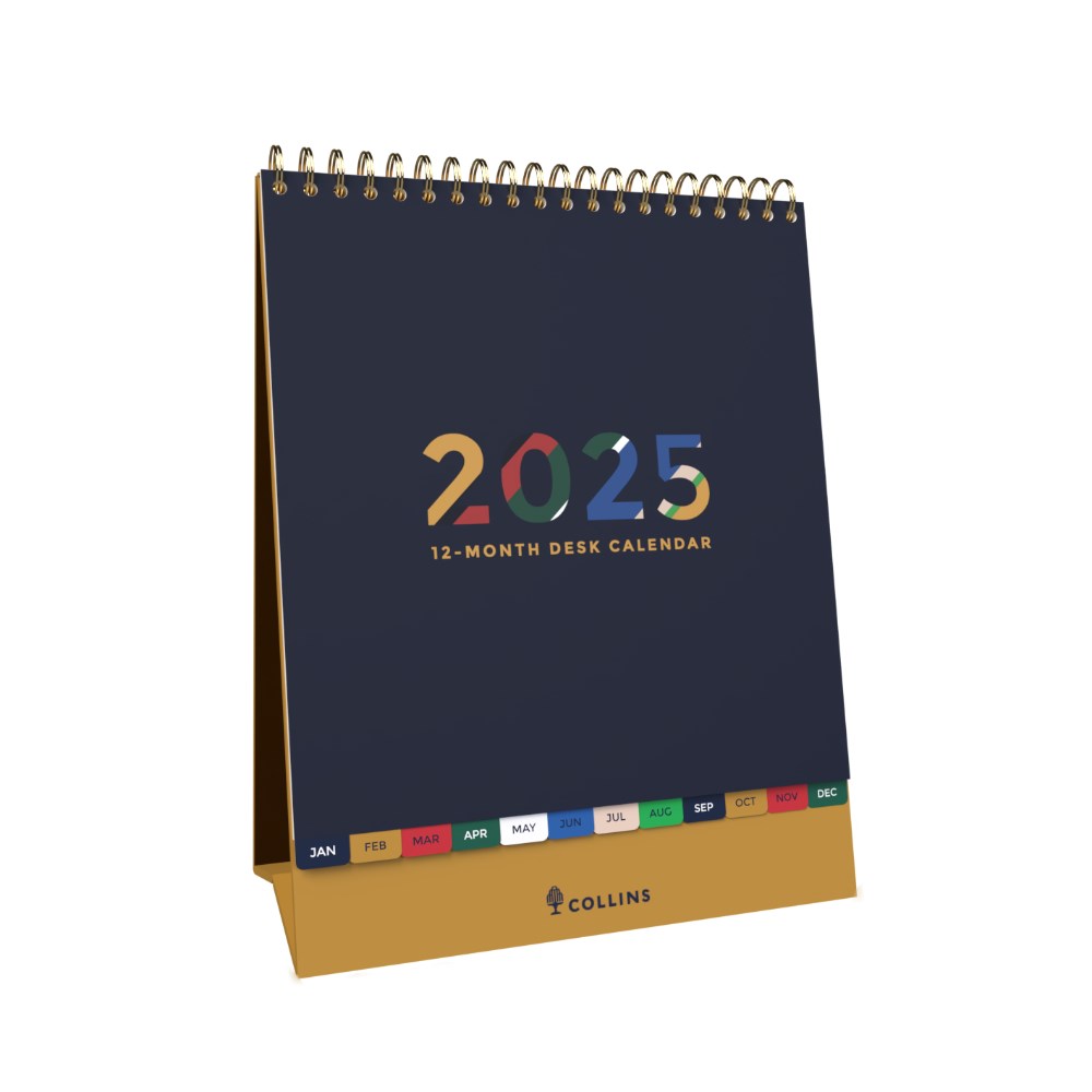 Desk Calendars Collins 2024 Mira 175x220mm Month To View Desk