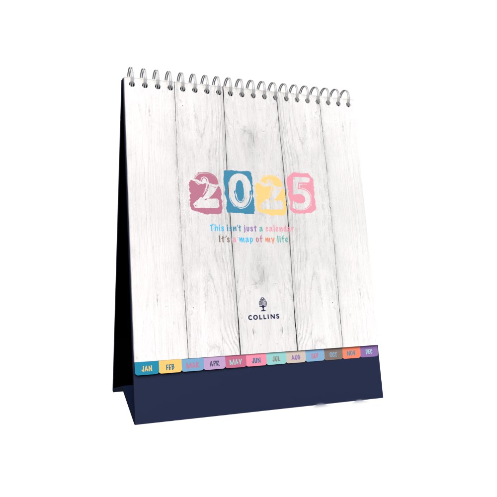 Desk Calendars Collins 2024 Brighton 175x220mm Month To View Desk