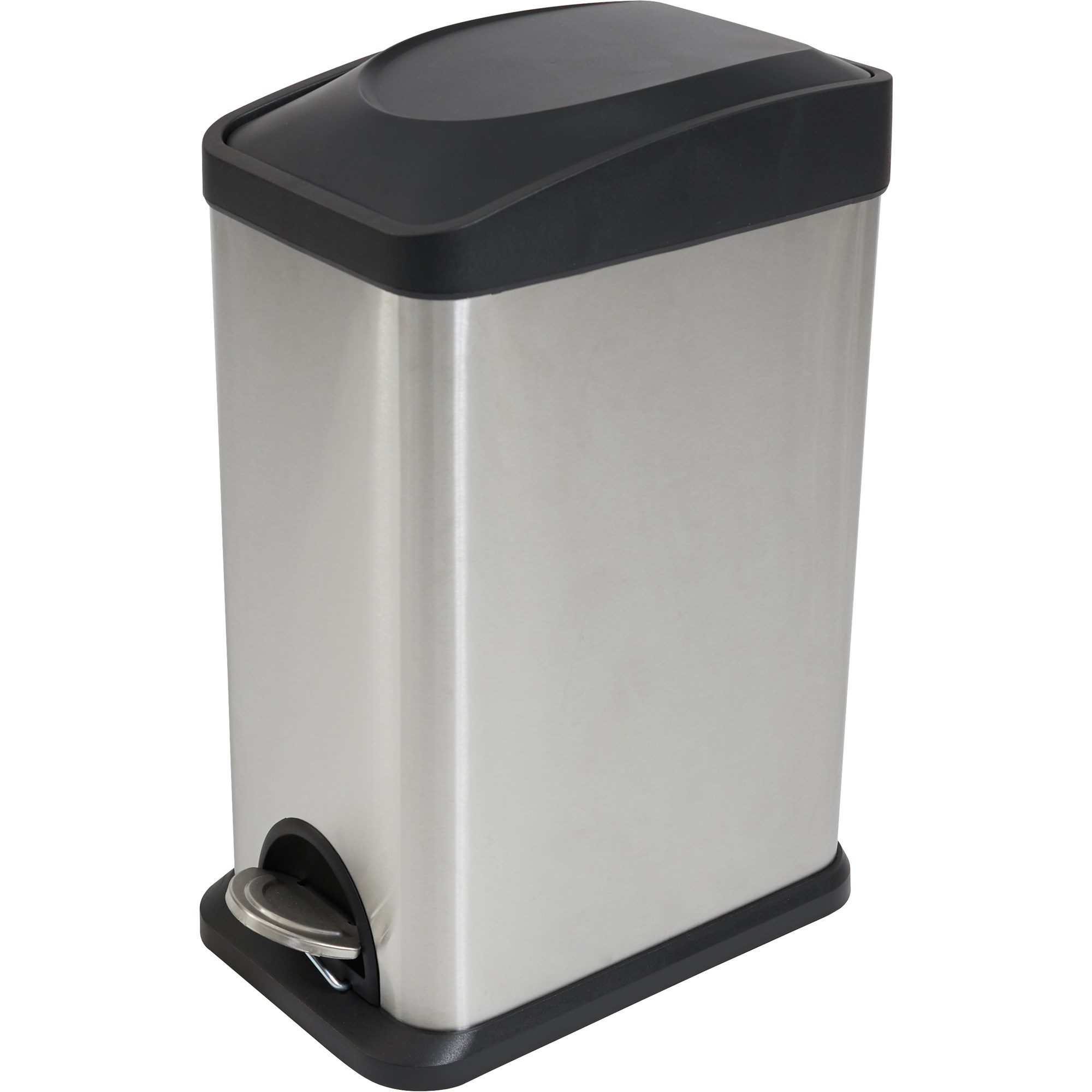 Pedal Bins - Compass Stainless Steel Pedal Bins 15 Litre Rectangular ...